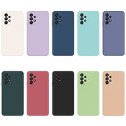For Samsung Galaxy A33 5G Imitation Liquid Silicone Phone Case(Dark Green)