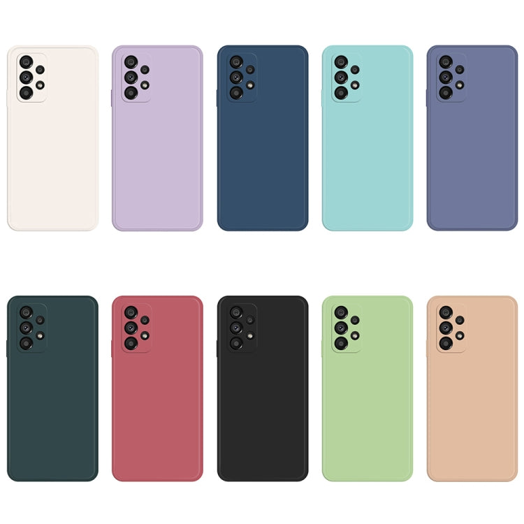 For Samsung Galaxy A53 5G Imitation Liquid Silicone Phone Case(Black)