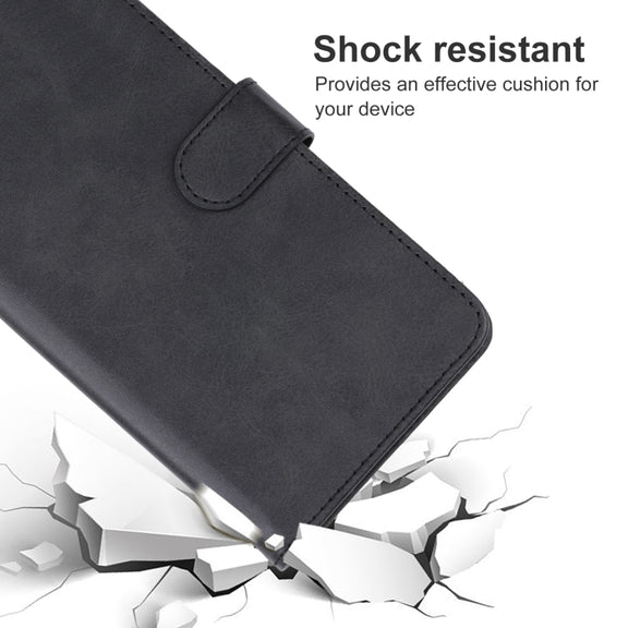 For Motorola Moto G53 Leather Phone Case(Black)