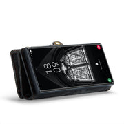 For Samsung Galaxy S23 Ultra 5G CaseMe 008 Detachable Multifunctional Leather Phone Case(Black)