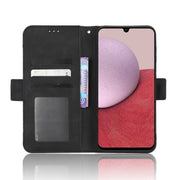 For Samsung Galaxy A14 5G Skin Feel Calf Texture Card Slots Leather Phone Case(Black)