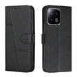 For Xiaomi 13 Pro Stitching Calf Texture Buckle Leather Phone Case(Black) - free shipping - PMC TechLife - Order now!