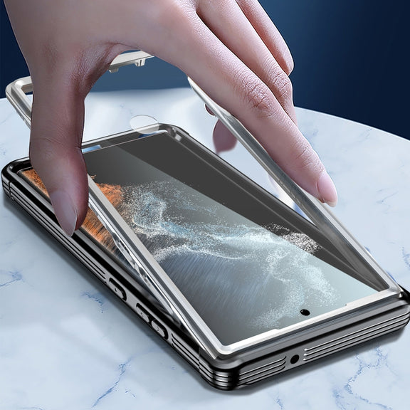 For Samsung Galaxy S23 Ultra 5G RedPepper Transparent Shockproof Phone Case