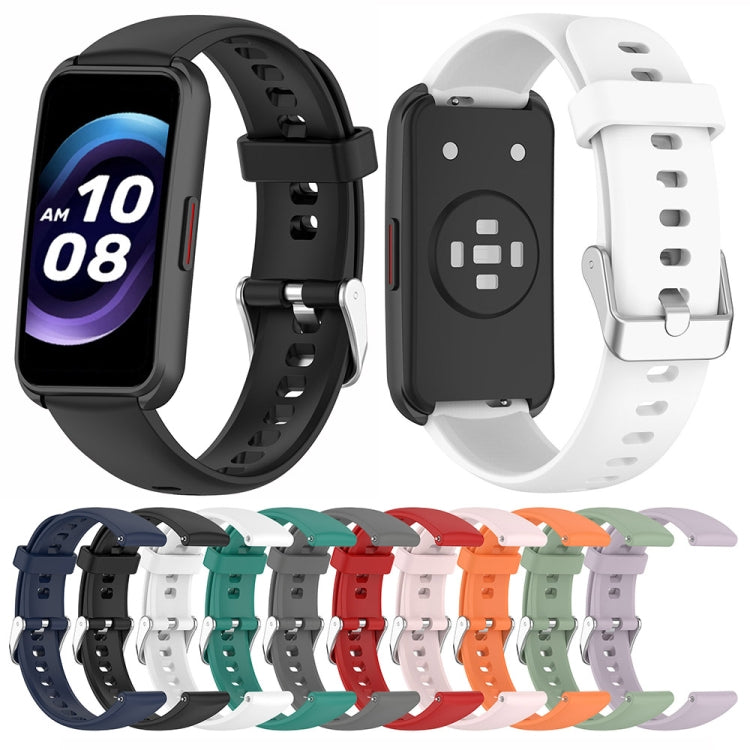For Keep Band B5 / B4 / B4 Lite 16mm Glossy Surface Silicone Watch Band(Purple)