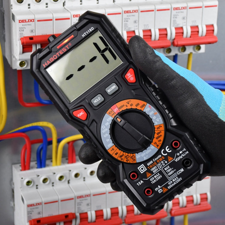 HABOTEST HT118C Handheld High-precision Manual Digital Multimeter