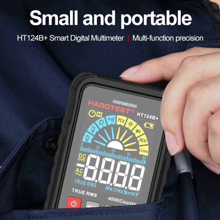 HABOTEST HT124B+ Mini Digital Display High-precision Multimeter