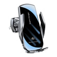 V5 15W Smart Induction Wireless Charger Car Phone Holder(Black) - Wireless Charger Holders by PMC TechLife | Online Shopping South Africa | PMC TechLife