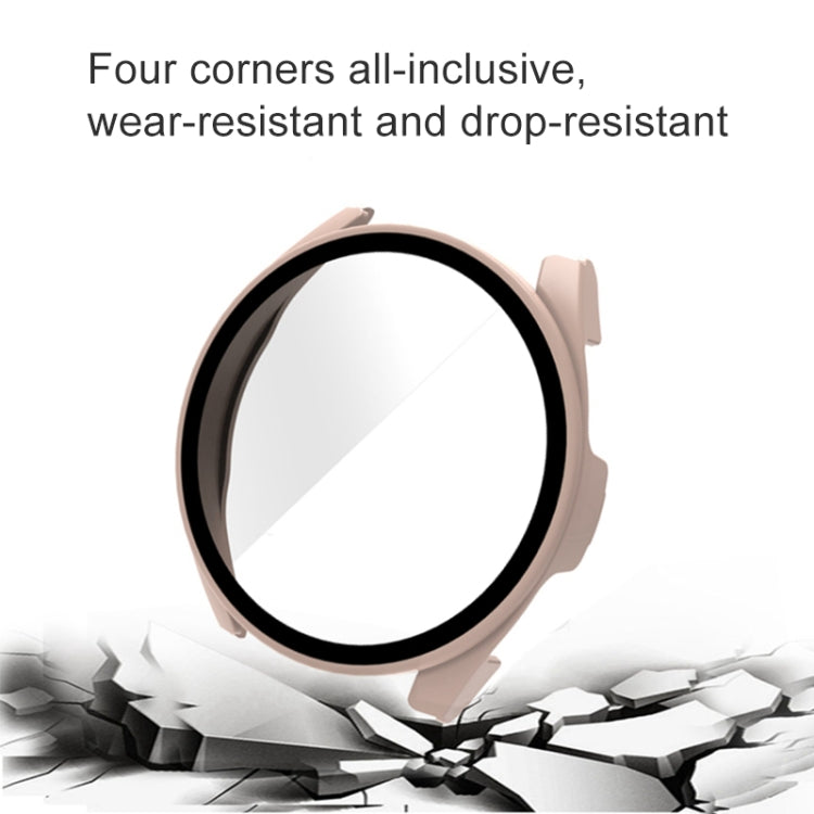 For Xiaomi Watch S2 42mm PC + 9H Tempered Glass Integrated Protective Watch Case(Black)