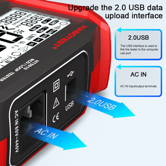HABOTEST HT5910 Leakage Switch & Loop Resistance Tester