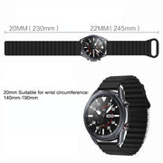 For Google Pixel Watch Reverse Buckle Magnetic Silicone Watch Band(Army Green)