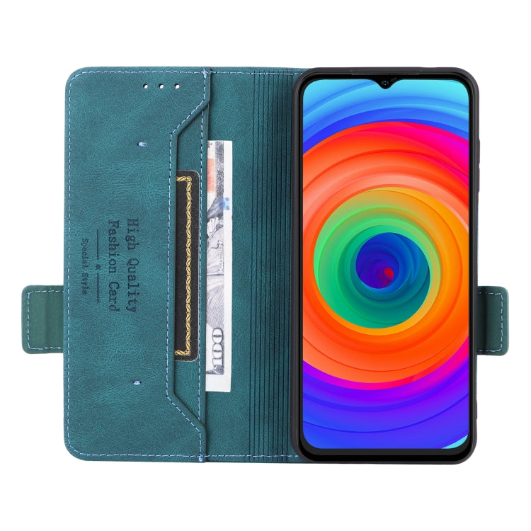 For Ulefone Note 14 Magnetic Clasp Leather Phone Case(Green)