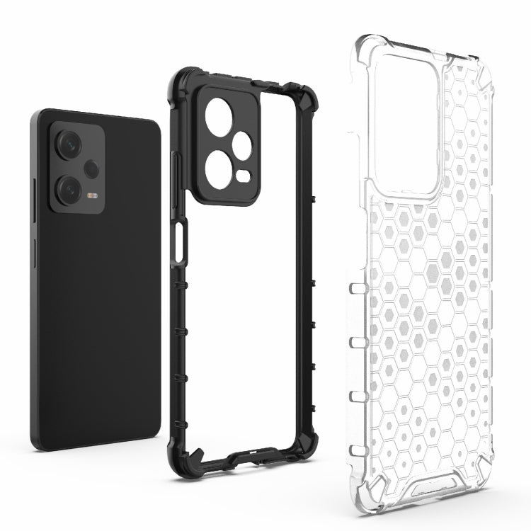 For Xiaomi Poco X5 Shockproof Honeycomb PC + TPU Phone Case(Green)