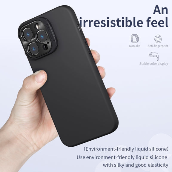 For iPhone 14 Pro NILLKIN Runwing Magsafe Magnetic Phone Case(Dark Blue)