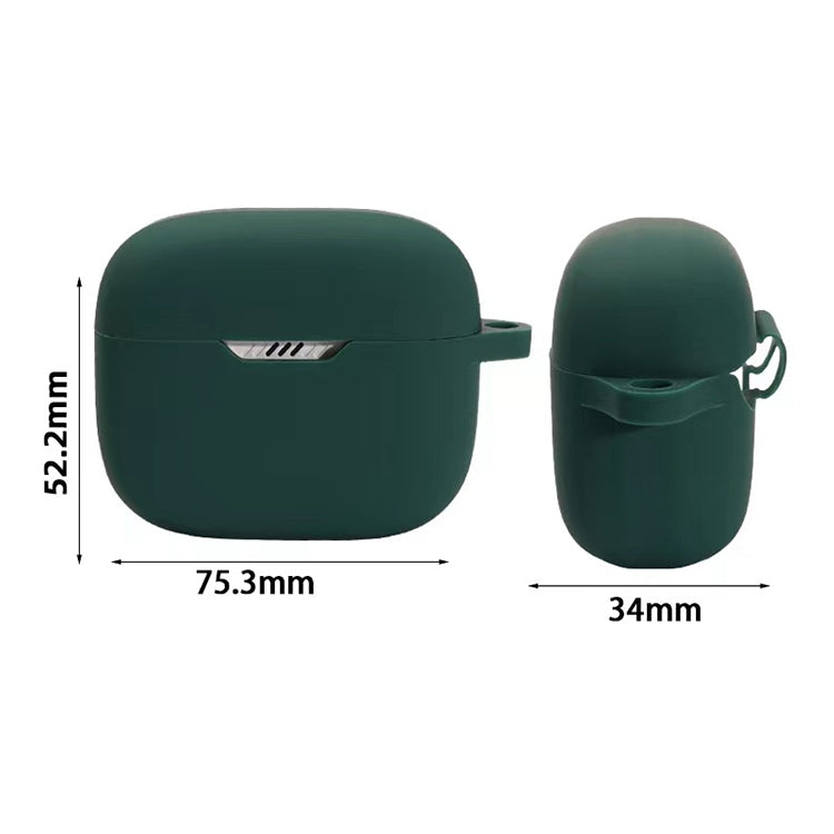 For JBL T230NC TWS Wireless Earphone Silicone Protective Case(Dark Blue)