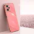 For Xiaomi Redmi Note 12 Pro Speed XINLI Straight Edge 6D Electroplate TPU Phone Case(Hawthorn Red) - free shipping - PMC TechLife - Order now!