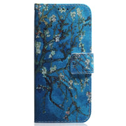 For Samsung Galaxy A34 5G Coloured Drawing Flip Leather Phone Case(Apricot)