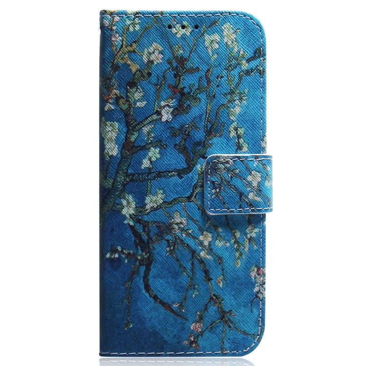 For Samsung Galaxy A34 5G Coloured Drawing Flip Leather Phone Case(Apricot)
