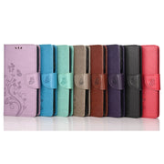 For Google Pixel 7a Butterfly Flower Pattern Flip Leather Phone Case(Brown)