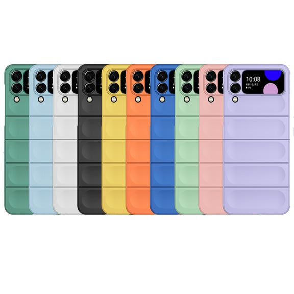 For Samsung Galaxy Z Flip4 Skin Feel Magic Shield Shockproof Phone Case(Yellow)