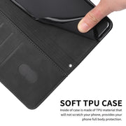 For Xiaomi Redmi Note 12 Global / Poco X5 5G Skin Feel Heart Pattern Leather Phone Case with Lanyard(Black)
