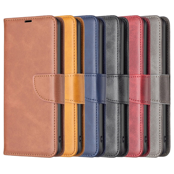For Motorola Moto E13 4G Lambskin Texture Leather Phone Case(Red)