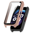 For Keep Band B5 / Band B4 PC + Tempered Film Integrated Watch Protective Case(Pink) - Watch Case by PMC TechLife | Online Shopping South Africa | PMC TechLife | Buy Now Pay Later Mobicred