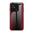 For Xiaomi Redmi 12C Texture Gradient Glass TPU Phone Case(Red) - free shipping - PMC TechLife - Order now!