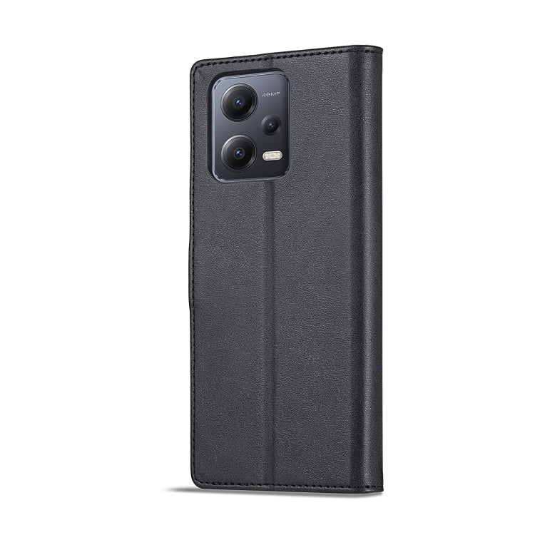 For Xiaomi Redmi Note 12 Pro 5G/Poco X5 Pro LC.IMEEKE Calf Texture Horizontal Flip Leather Case(Black)