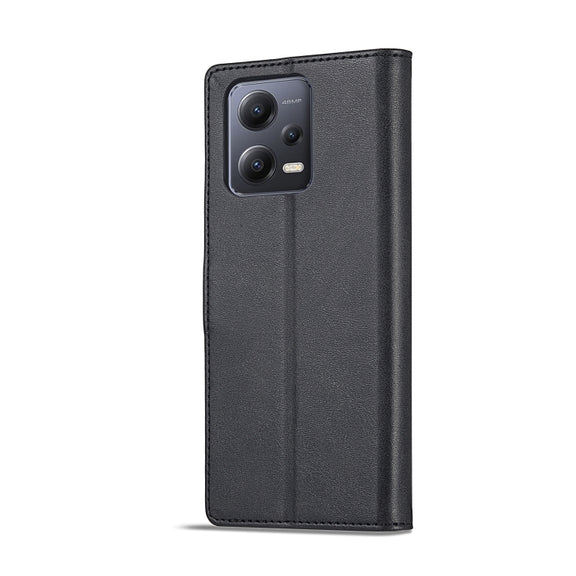 For Xiaomi Redmi Note 12 Pro 5G/Poco X5 Pro LC.IMEEKE Calf Texture Horizontal Flip Leather Case(Black)