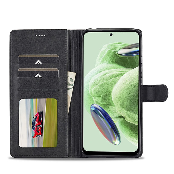 For Xiaomi Redmi Note 12 Pro 5G/Poco X5 Pro LC.IMEEKE Calf Texture Horizontal Flip Leather Case(Black)