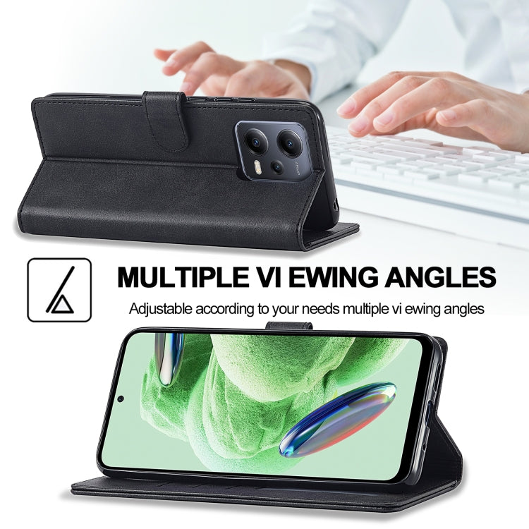 For Xiaomi Redmi Note 12 Pro 5G/Poco X5 Pro LC.IMEEKE Calf Texture Horizontal Flip Leather Case(Black)