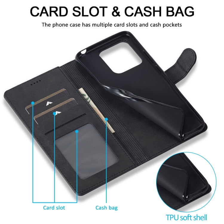 For Xiaomi Redmi Note 12 Pro 5G/Poco X5 Pro LC.IMEEKE Calf Texture Horizontal Flip Leather Case(Black)