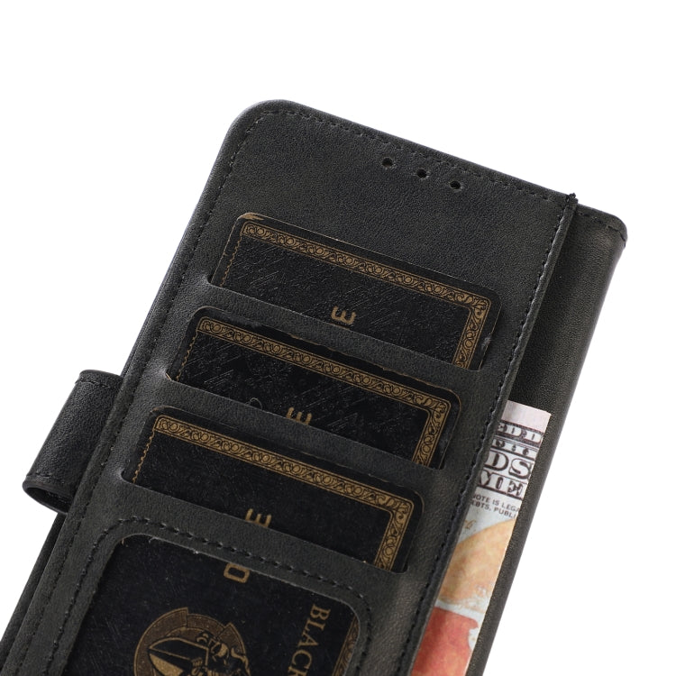 For OnePlus 11 5G Cow Texture Flip Leather Phone Case(Black)