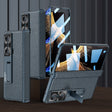 For Honor Magic VS GKK Magnetic Hinge Flip Leather Phone Case with Holder(Green) - Honor Cases by GKK | Online Shopping South Africa | PMC TechLife | Buy Now Pay Later Mobicred