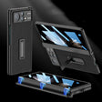 For Xiaomi Mix Fold 2 GKK Magnetic Hinge Flip Leather Phone Case with Holder(Carbon Fibre) - free shipping - PMC TechLife - Order now!