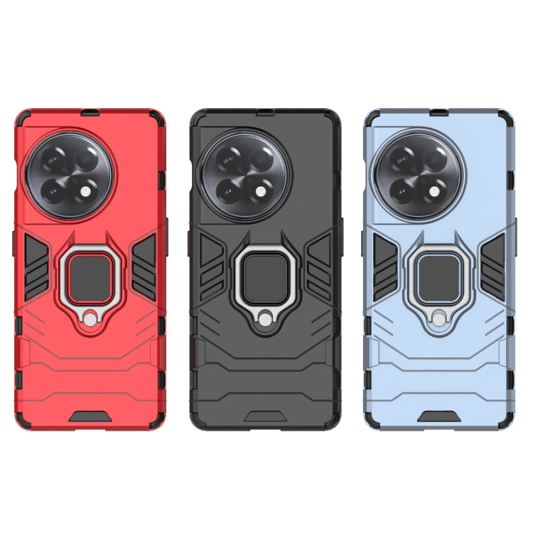 For OnePlus Ace 2 / 11R Magnetic Ring Holder PC + TPU Phone Case(Red)