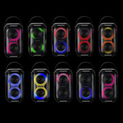 HOPESTAR Party200 mini Portable Tone Pulse RGB Light Bluetooth Speaker(Grey)