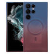For Samsung Galaxy S22 Ultra 5G Liquid TPU Silicone Gradient MagSafe Phone Case(Blue Purple) - free shipping - PMC TechLife - Order now!