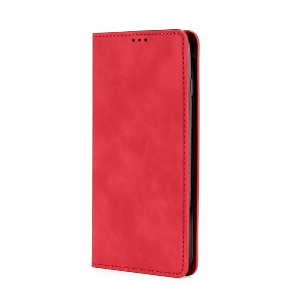 For Xiaomi Poco X5 Pro / Redmi Note 12 Pro Speed Skin Feel Magnetic Horizontal Flip Leather Phone Case(Red)
