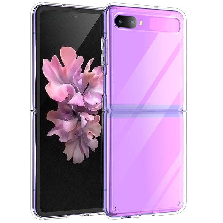 For Galaxy Z Flip Shockproof Scratchproof TPU + Acrylic Protective Case(Transparent)