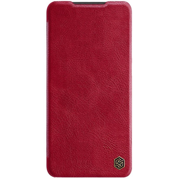 For Samsung Galaxy A14 5G NILLKIN QIN Series Crazy Horse Texture Leather Case(Red)