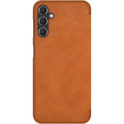 For Samsung Galaxy A14 5G NILLKIN QIN Series Crazy Horse Texture Leather Case(Brown)