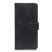 For Xiaomi Redmi 11A / 12C Crocodile Texture Flip Leather Phone Case(Black)