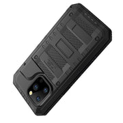 For iPhone 14 Pro Max RedPepper Wolf 360 Full Body Rugged Life Water-resistant Phone Case(Black)