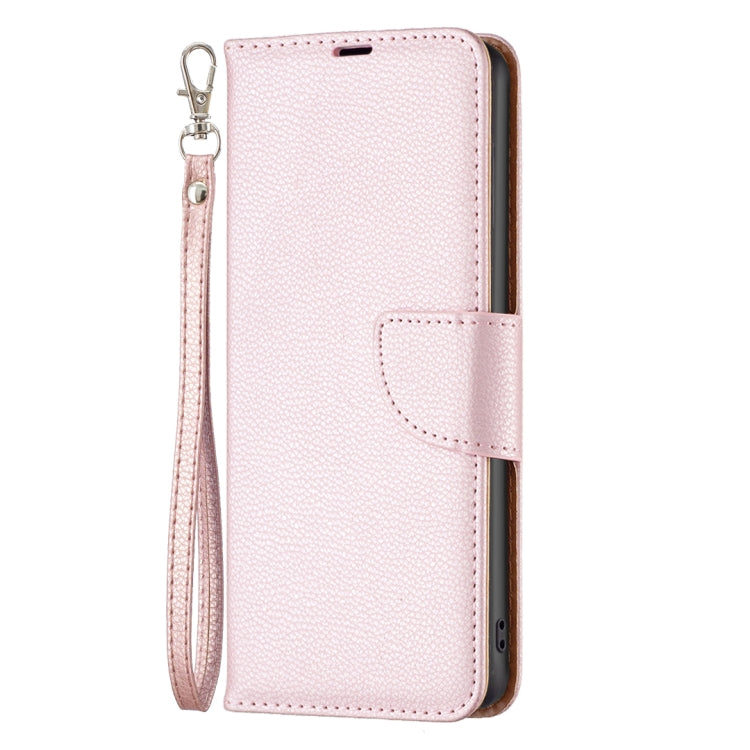 For Xiaomi 13 Lite / Civi 2 Litchi Texture Pure Color Leather Phone Case(Rose Gold)
