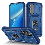 For Samsung Galaxy A54 5G Sliding Camshield TPU + PC Phone Case(Blue)