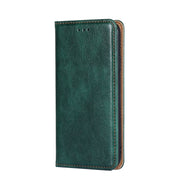 For OnePlus Ace 2/11R Gloss Oil Solid Color Magnetic Leather Phone Case(Green)