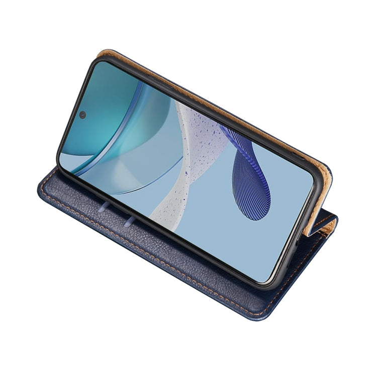 For OnePlus Ace 2/11R Gloss Oil Solid Color Magnetic Leather Phone Case(Green)