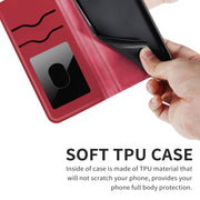 For Xiaomi Poco X5 Life Tree Embossing Pattern Leather Phone Case(Red)