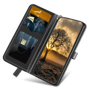 For Xiaomi Poco X5 Pro Life Tree Embossing Pattern Leather Phone Case(Black)